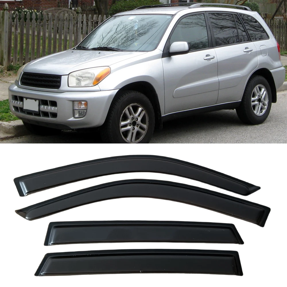 

Window Visor for TOYOTA RAV4 XA20 2001 2002 2003 2004 2005 Wind Deflectors Rain Guards Door Visor Vent Shades Ventvisor Sun Rain