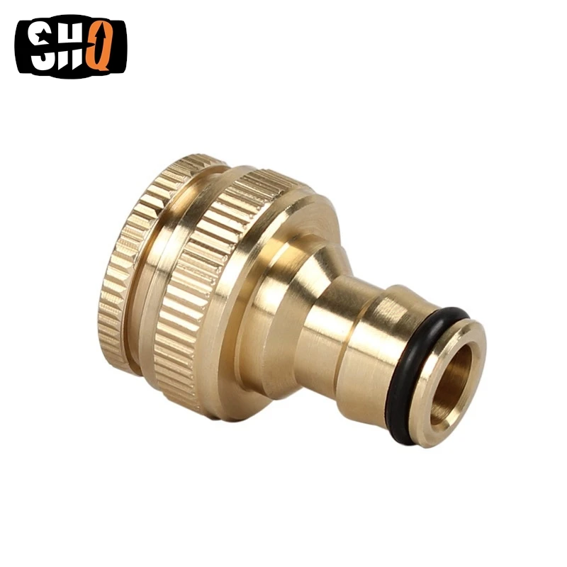 1PC Pure Brass Faucets Standard Connector Washing Machine Gun Quick Connect Fitting Pipe Connections 1/2 