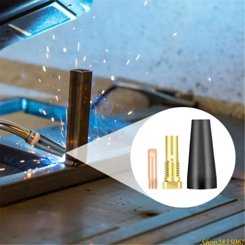 Heavy Duty MIG Welding Nozzle Shield Thermal Insulation Welding Equipment Part 831F