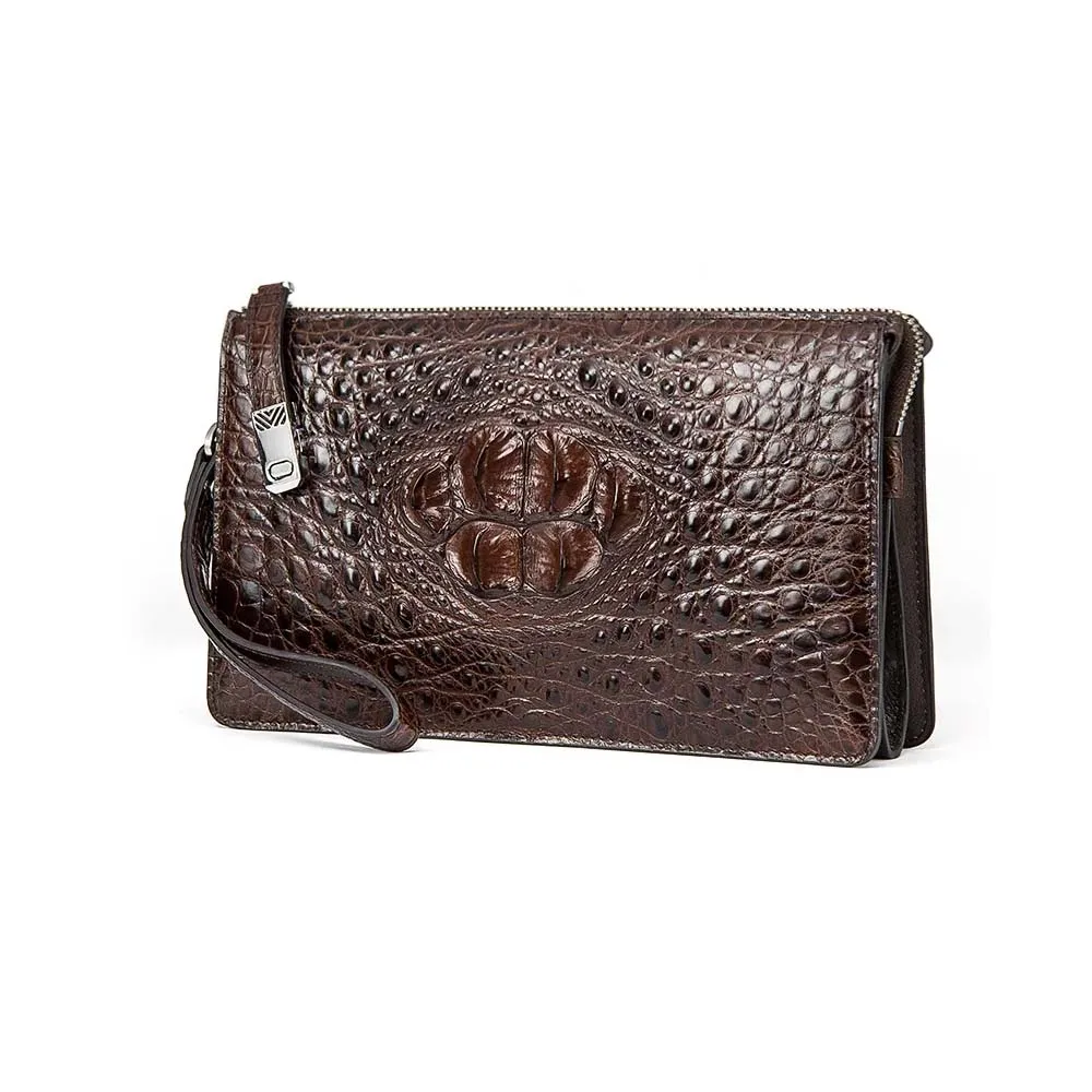 

afanzhe crocodile male business zipper fashion long leisure wallet men clutch bag