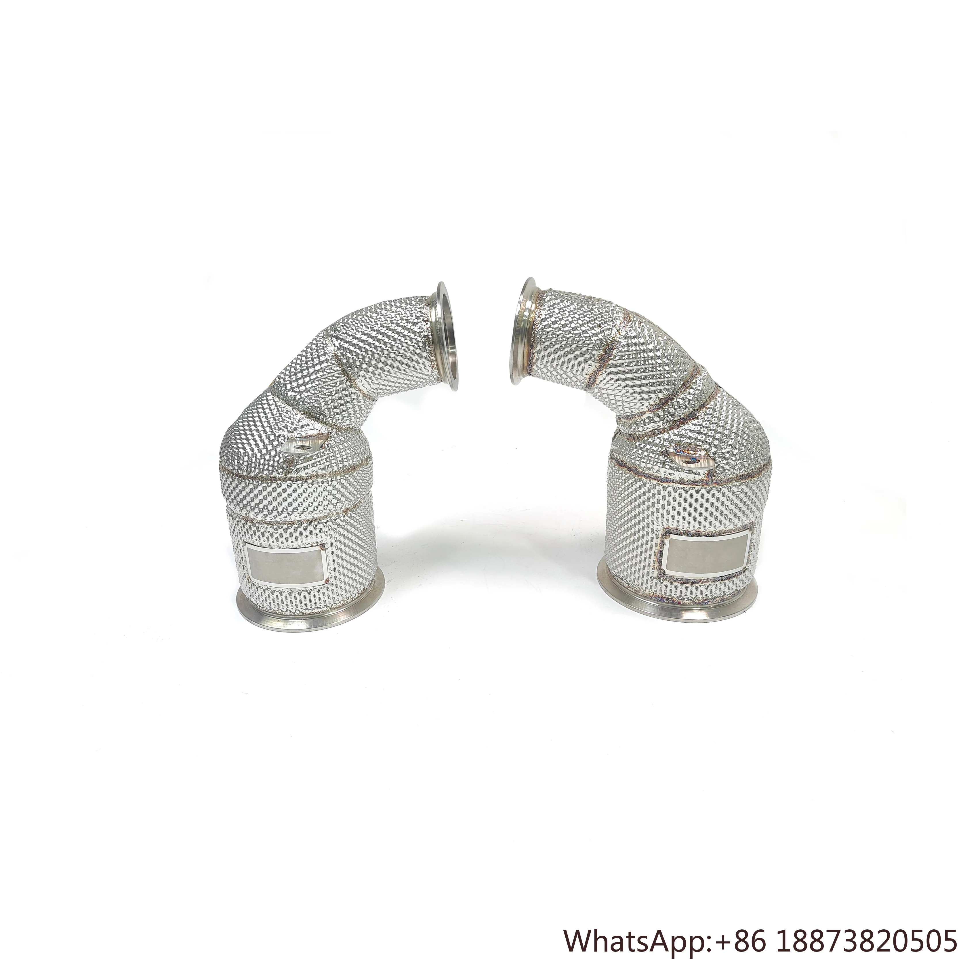 

Выхлопная труба из нержавеющей стали для Porsche Panamera 971 2.9T 2016 г. с высоким расходом Sport Cat Downpipe