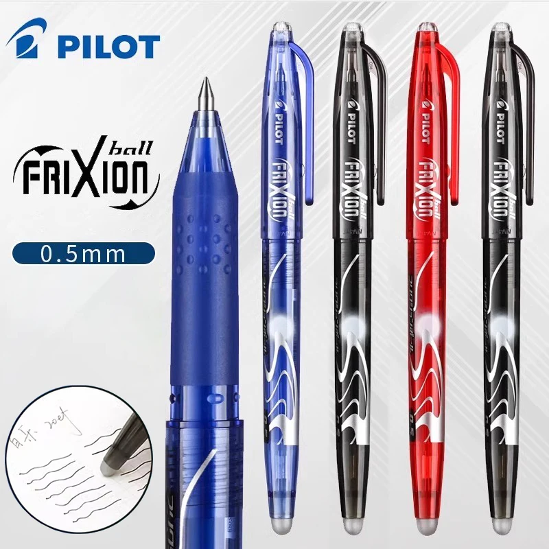 12 Pcs Pilot Erasable Gel Pens LFB-20EF Students Use Hot Erasable Water Pen 0.5mm Kawaii Temperature-controlled Ink Stationery