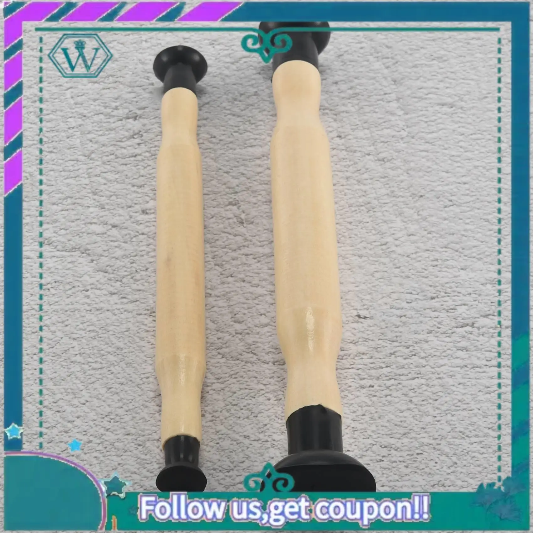 AA92-밸브 핸드 래핑 연삭 도구 키트 2피스 세트-듀얼 엔드 흡입 컵 랩 스틱, 1-1/8 인치, 1-3/8 인치, 5/8 인치, 3/16 인치