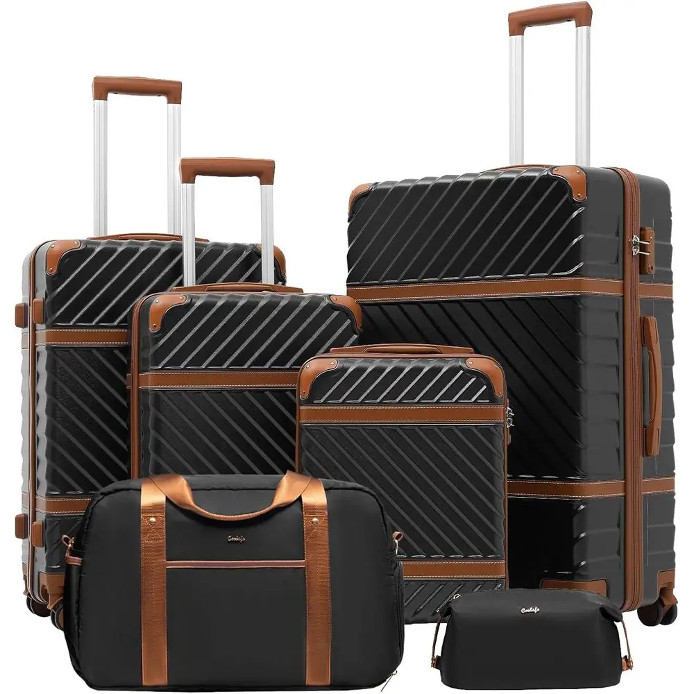 Traveler's Essential TSA-slotbagage met hardshell, draaiwielen en telescopisch handvat
