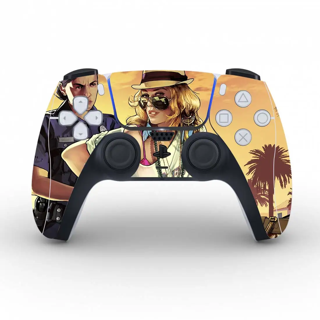 Grand Theft Auto V GTA 5 Protective Cover Sticker For PS5 Controller Skin Decal PS5 Gamepad Skin Sticker Vinyl