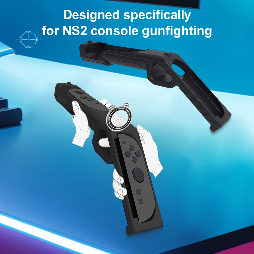 Pistolet do gier strzelankowych Joy-Con do NS2 Switch 2, mały uchwyt, gamepad, pistolet somatosensoryczny, uchwyt lewy i prawy do Switch 2