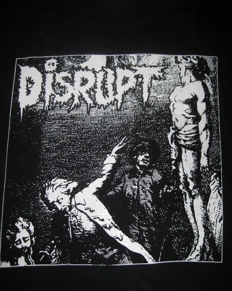 DISRUPT Band Grindestroy T Shirt Classic Black Unisex S-5XL ND1197
