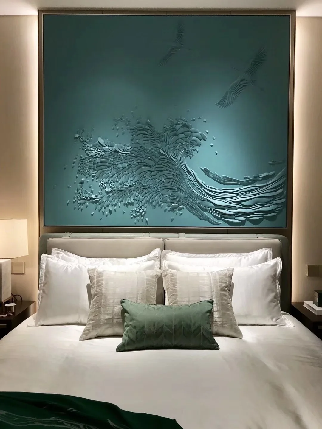 Leather carving home interior wall art decoration