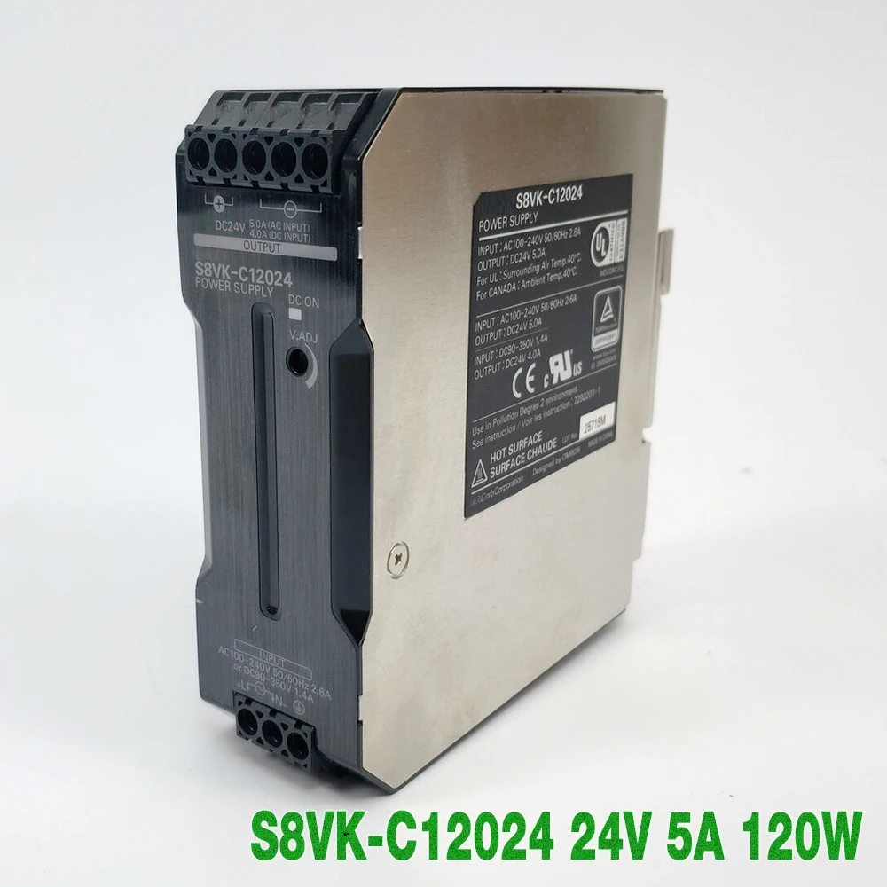 S8VK-C12024 24V 5A 120W 100-240VAC AC-DC Switching Power Supply