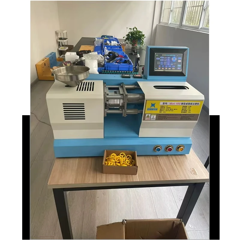 Automatic mini desktop injection molding machine for high-efficiency plastic manufacturing