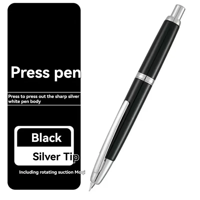 

Jinhao 10 Light Luxury Press Retractable Type Fountain Pen For Calligraphy Writing Signing Office Gift Pen