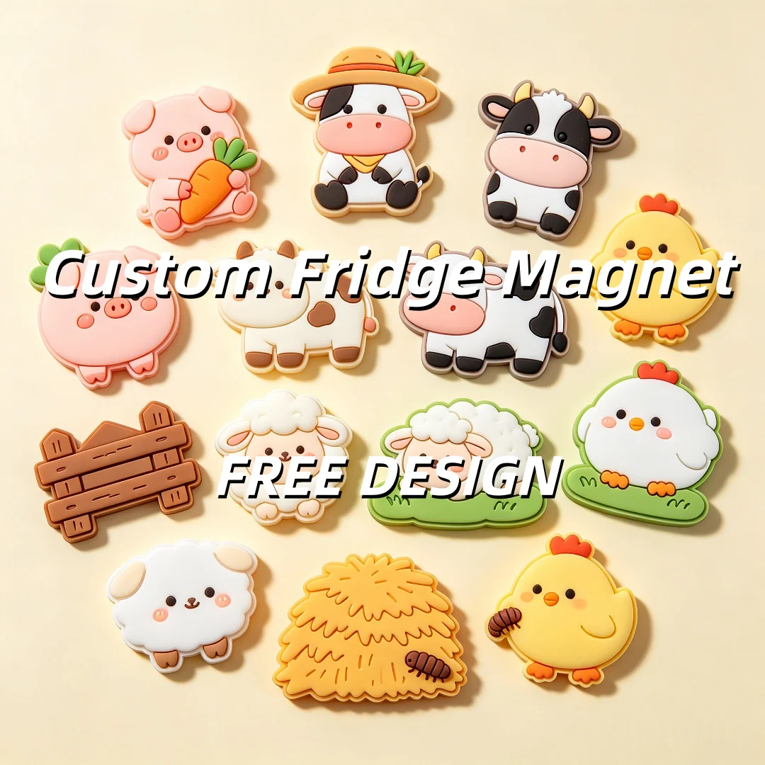 Custom Photo Fridge Magnet No MOQ Free Design Personalized Travel Souvenir Customizable Refrigerator Sticker for Home Decor&Gift