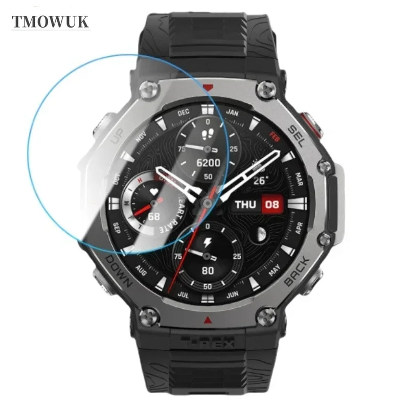 ​​For Amazfit GTR 42 47mm T Rex 2 3 T-Rex Pro 3 Ultra – 9H Scratchproof Screen Protector, Easy To Clean​​ GFHO view 3