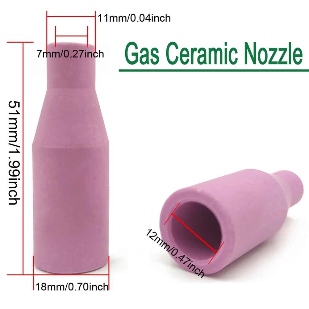 15AK MIG لحام الشعلة ، المواد الاستهلاكية ، 0.8 مللي متر ، طرف فوهة الغاز ، 9 قطعة