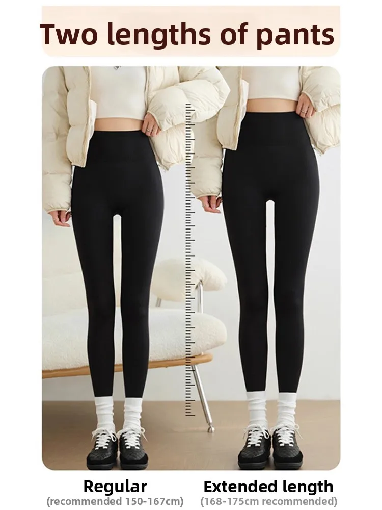 ارتفاع الخصر Thiened اليوغا السراويل النسائية شتاء دافئ مكافحة البرد قفص الجلد السراويل البطن التحكم بعقب رفع لا انزلاق أسفل