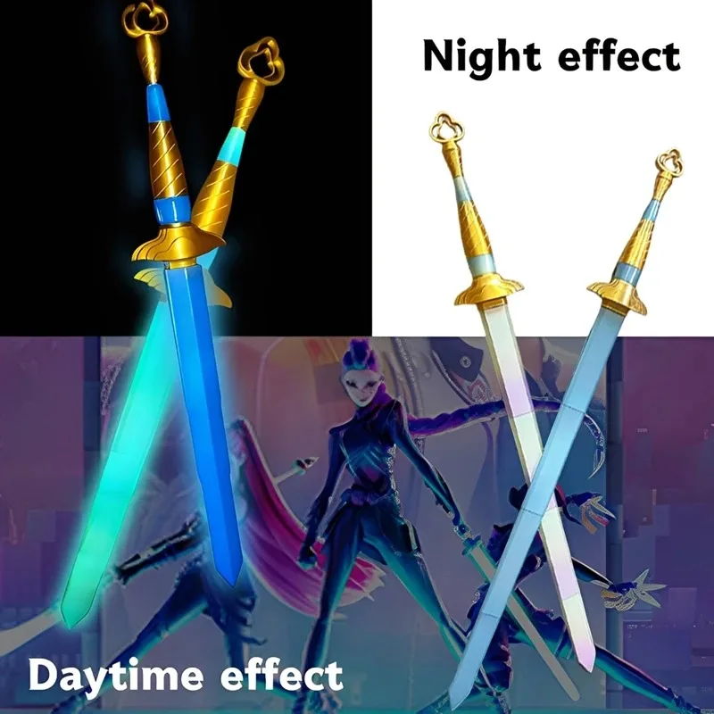 Espada de cazador de brujas Rumi, armas de Cosplay, accesorios de juego de rol para niña, ídolo de grupo, accesorios de disfraz de Carnaval de Halloween, Navidad
