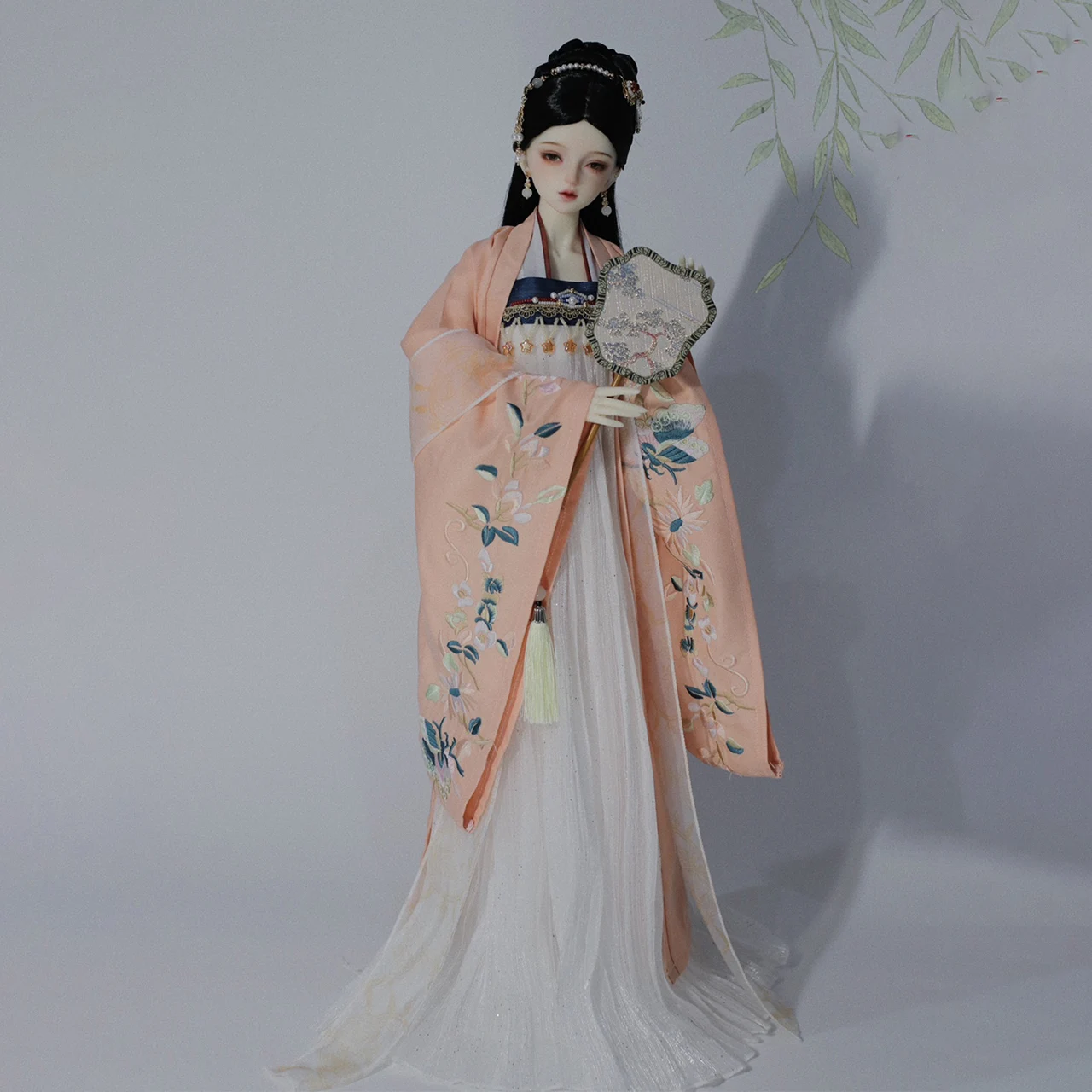 1/4 1/3 Scale Ancient Costume BJD Clothes Hanfu Fairy Long Dress Outfit for BJD/SD MSD SD13 Big Girl Doll Accessories C2260