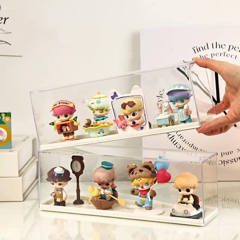 

Acrylic Blind Box Display Rack Transparent Handmade Anime Car Model Mystery Box Storage Box Doll Model Display Cabinet