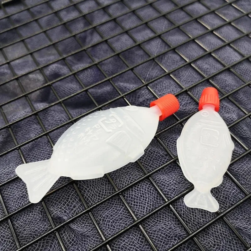 10pcs 4ml / 8.5ml Fish Shaped Soy Sauce Bottle Disposable Rice Ball Sashimi Sushi Vinegar