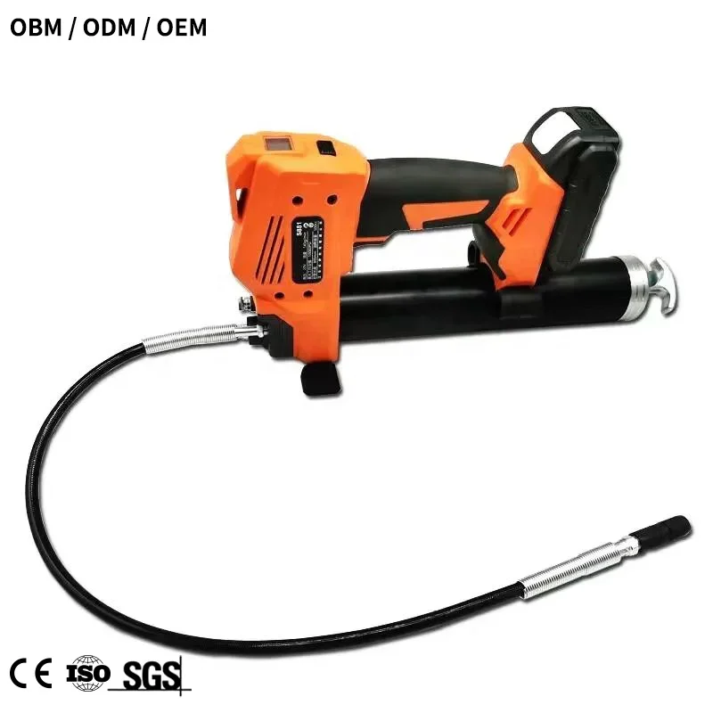 10000PSI 20V Electric Grease Pump Battery Operated High-pressure Excavator Grease Gun Electric Cordless Grease Gun