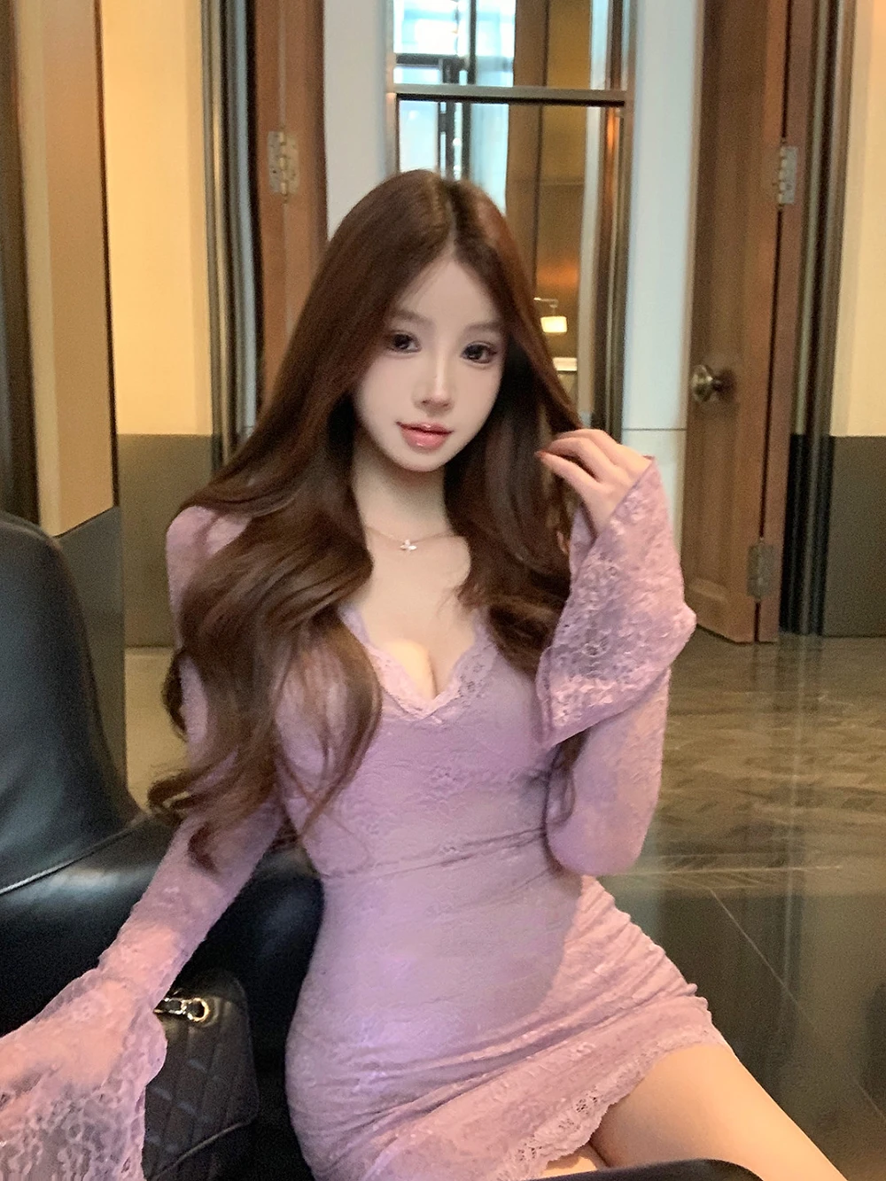 Vestidos femininos meninas primavera malha em camadas bola princesa férias românticas francês requintado high-end bonito único concurso