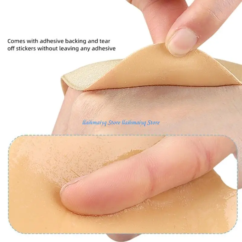 

573B Women Silicone Heart Nipple Cover Invisible Lift Reusable Sticky Bra Pads