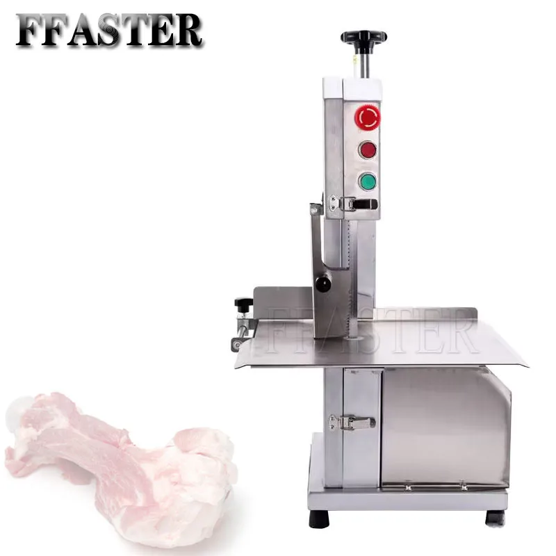 Automatic Bone Cutter Commercial Bone Sawing Cutting Machine Pork Ribs Frozen Pork Trotters Bone Steak Cutting Machine