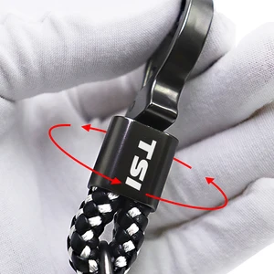 Für VW Volkswagen Tdi TSI Golf Passat Jetta Kombi Touareg Tiguan Amarok startet Autoschlüsselkettenmikrofaser gute Qualität 6 Hauptverkaufsschlüsselketten -Volkswagen TSI - №6