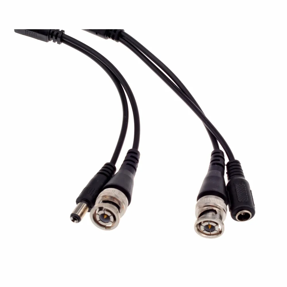 Cable Output DC Plug Cable for AHD/Analog Cctv Camera CCTV Power/Video Cable 5M/10M/15M/20M/30M/40M/50M BNC