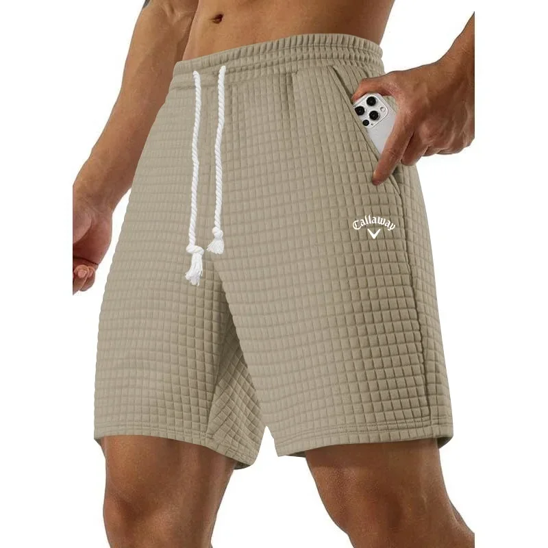 Men's new summer sports five-point casual shorts outdoor breathable men's loose shorts basketball running plus size shorts