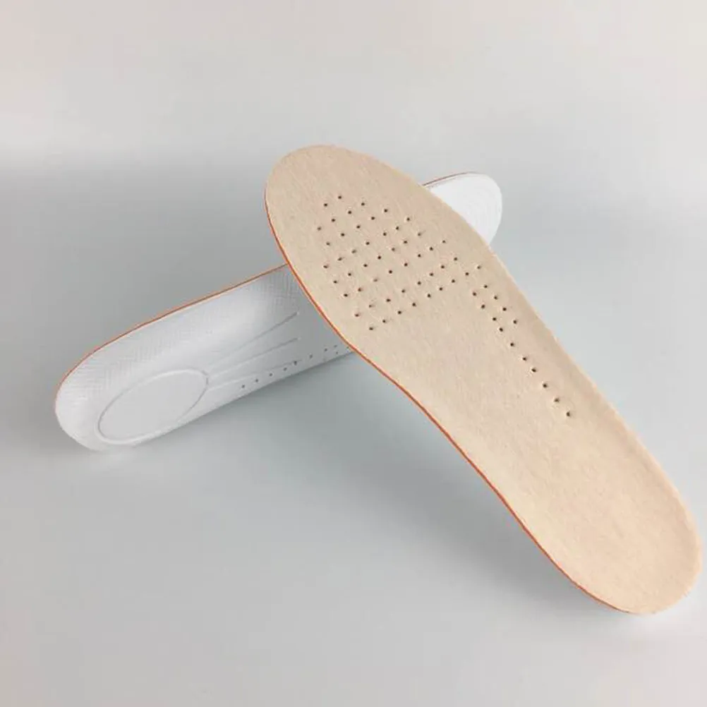 Height Increase Insoles 25mm Soybean Fiber Breathable Absorbent Non Slip Sports Shoe Pads Running Hiking