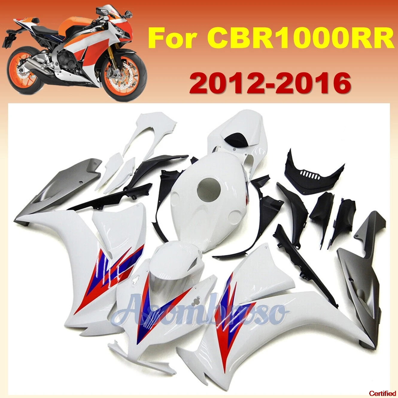 

Новый комплект обтекателей для мотоцикла ABS, подходит для CBR1000RR 2012 2016 2013 2014 2015 cbr 1000rr 12-16, кузов