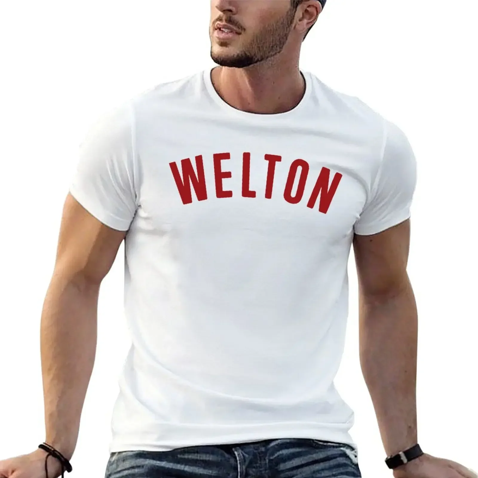 Welton Academy Logo T-Shirt man clothes for a boy oversized graphic tee Men's clothing