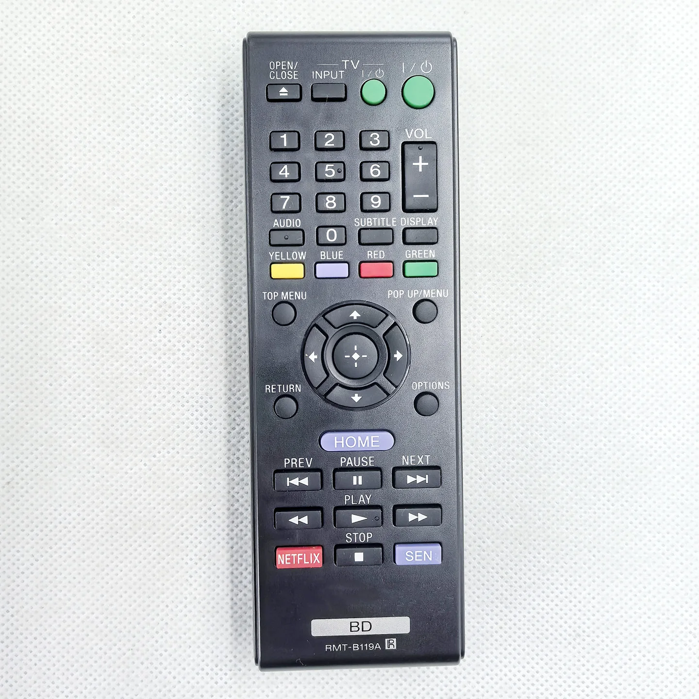 Remote Control RMT-B119A For Sony BDP-BX59 S390 S590 BX110 S1100 S3100 BX310 BX510 S580 BX510 BX39 Blu-Ray Disc DVD Player ORIGI
