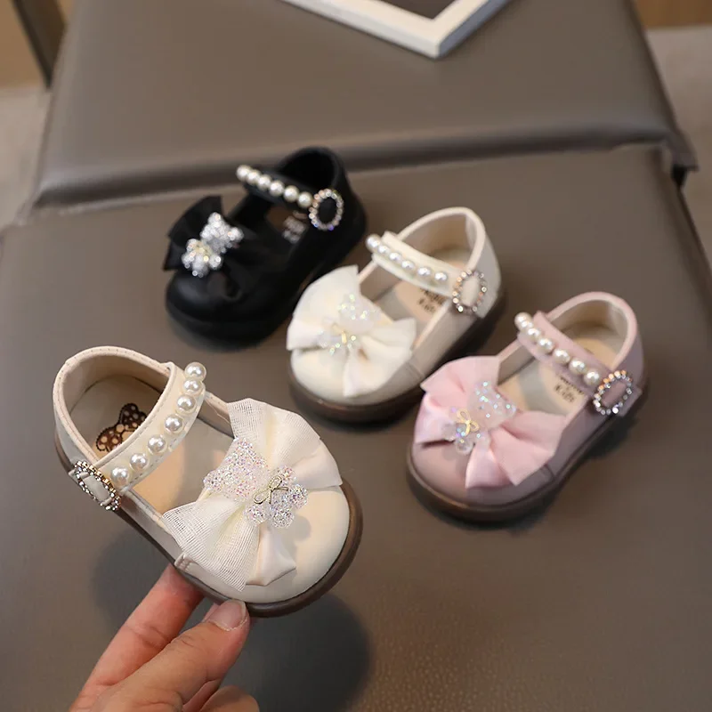 Soft Sole Girl Leather Shoe 2023 New Baby Shoe Cute Walking Shoe Soft Leather Princess Shoe Mary Jane Shoes Girl Shoe Kid Shoe