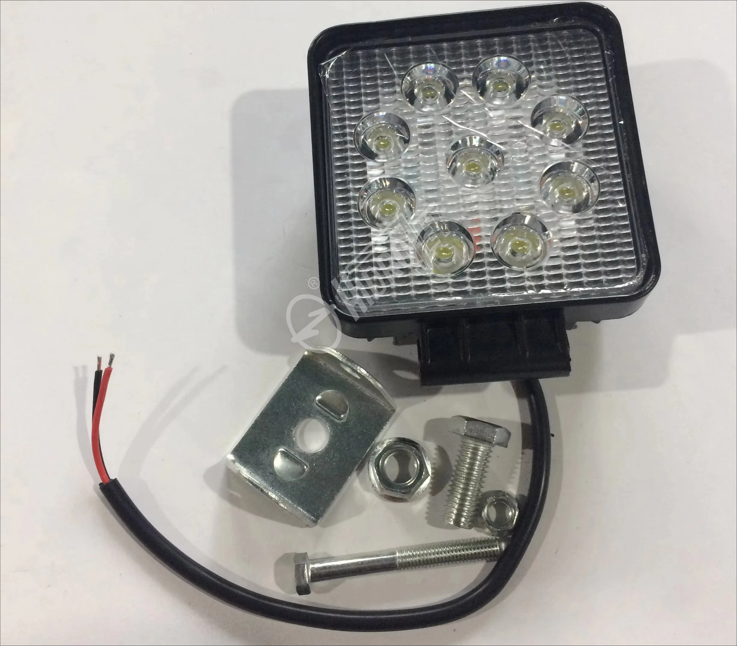 

Wholesale of high-quality new DC12-80V LED lights, 9-bead square lights, JWDAWN truck engineering machinery parts