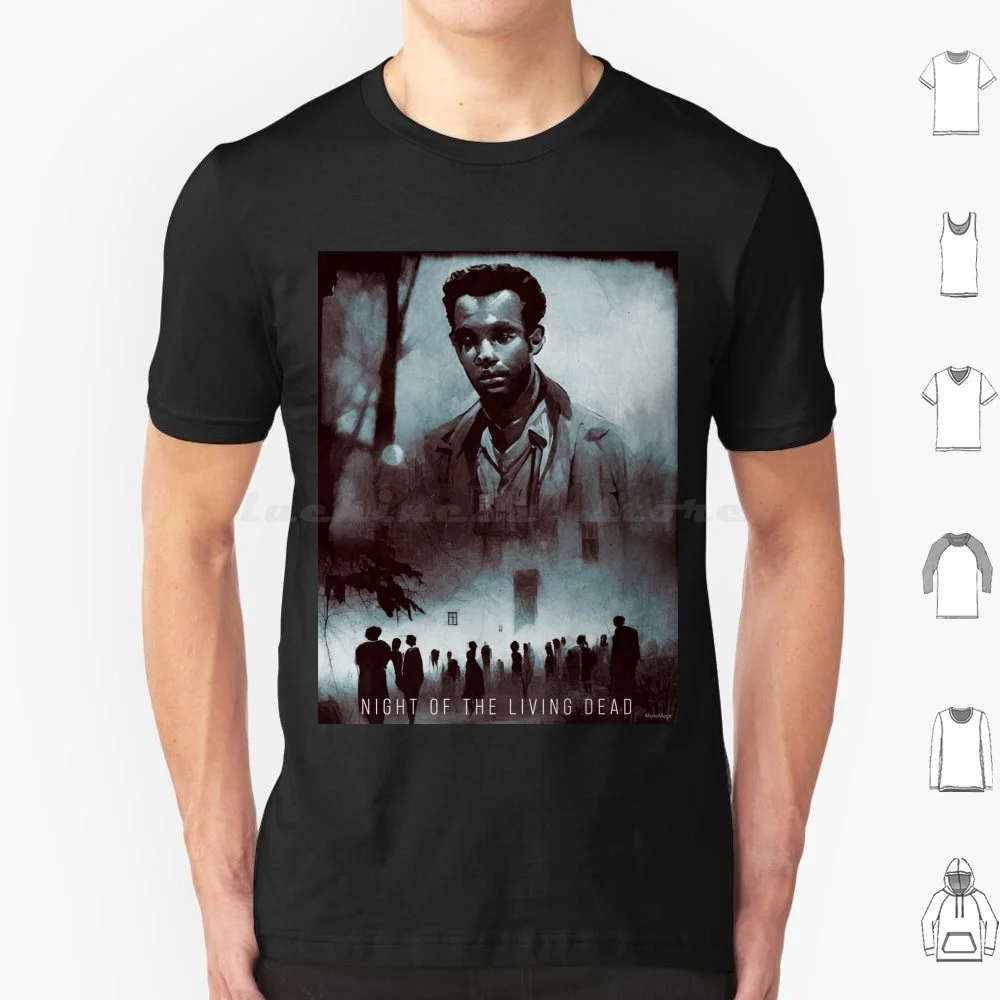 Night Of The Living Dead ( 1968 ) T Shirt Cotton Men Women DIY Print Night Of The Living Dead Classic Sci Fi Horror Retro