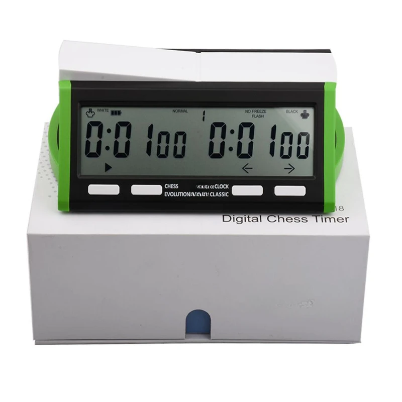 

PQ9918 Digital Chess Clock USB Charge Multifunctional Game of Go Count Up Down Chess Alarm Timer