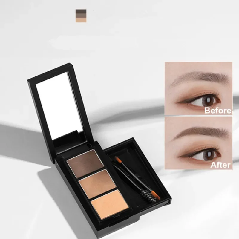 UNNY 3 colori Palette di polvere per sopracciglia Make Velvet Mist sopracciglio Waterproof Nose Shadow Contour Rare Beauty Korea Makeup Cosmetics