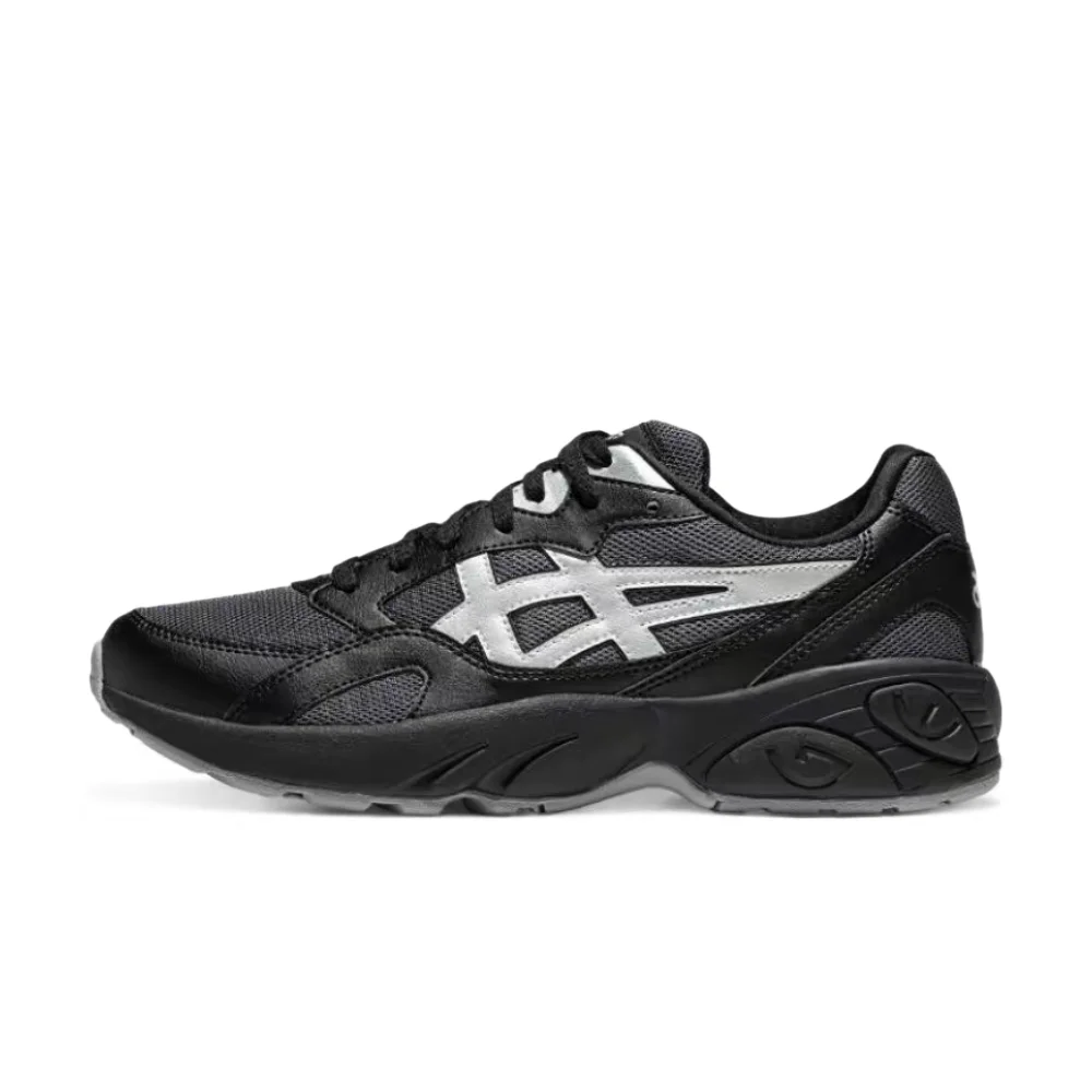 Asics Gel-Pacer Retr Sports Shoes No-Slip Durable Low-Top Casual Shoes for Men and Women in Gray/Black Colorway 1203A486-021