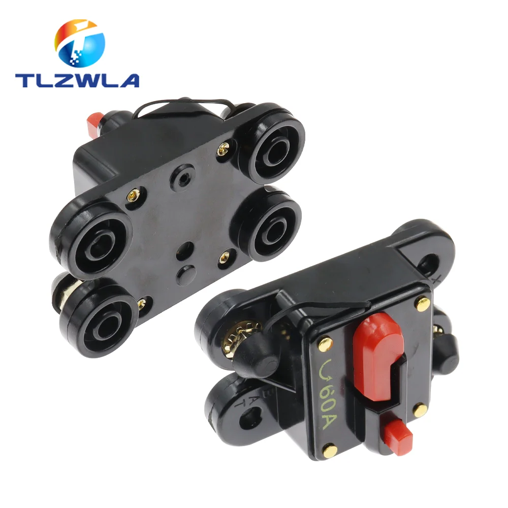 1 قطعة 50A 60A 80A 100A 125A 150A 200A اختياري سيارة الصوت مضمنة قاطع الدائرة الصمامات ل 12 فولت حماية SKCB-01-100A رائجة البيع #2