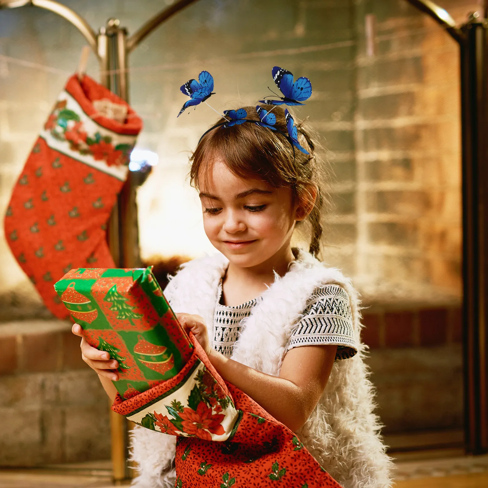 

1 шт. повязка для волос в виде бабочки, великолепное синее украшение для женщин и девушек, элегантный головной убор, аксессуар для вечеринок и помолвок, уникальный дизайн