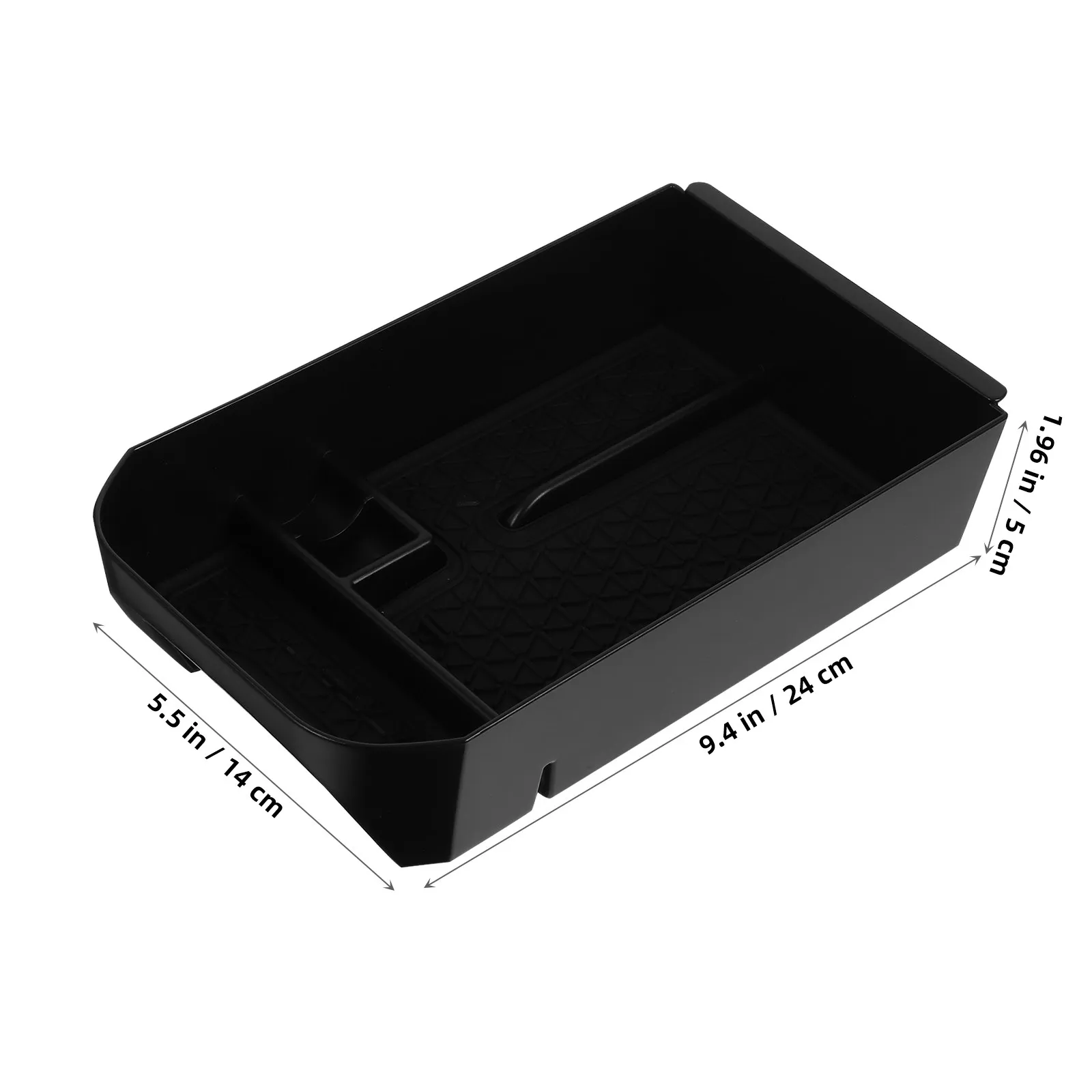 Dashboard Storage Organizer for Car Multi Compartment Dashboard Organizer Tray PP Material Center Console Storage Box Efficient