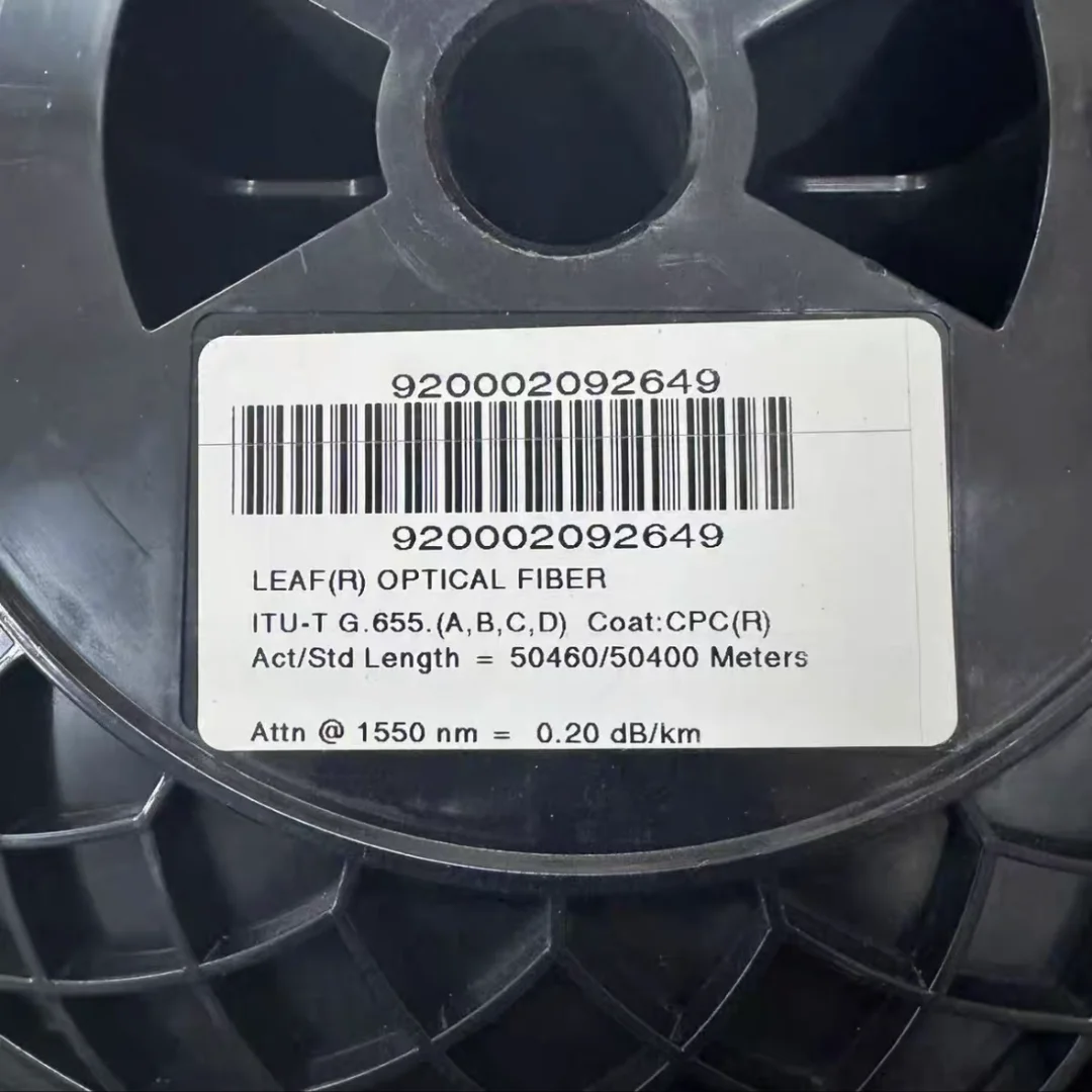 Bare fibre 1km G655 Corning LEAF optical fibre Non zero dispersion shifted fiber Singlemode SM 1000m without connector