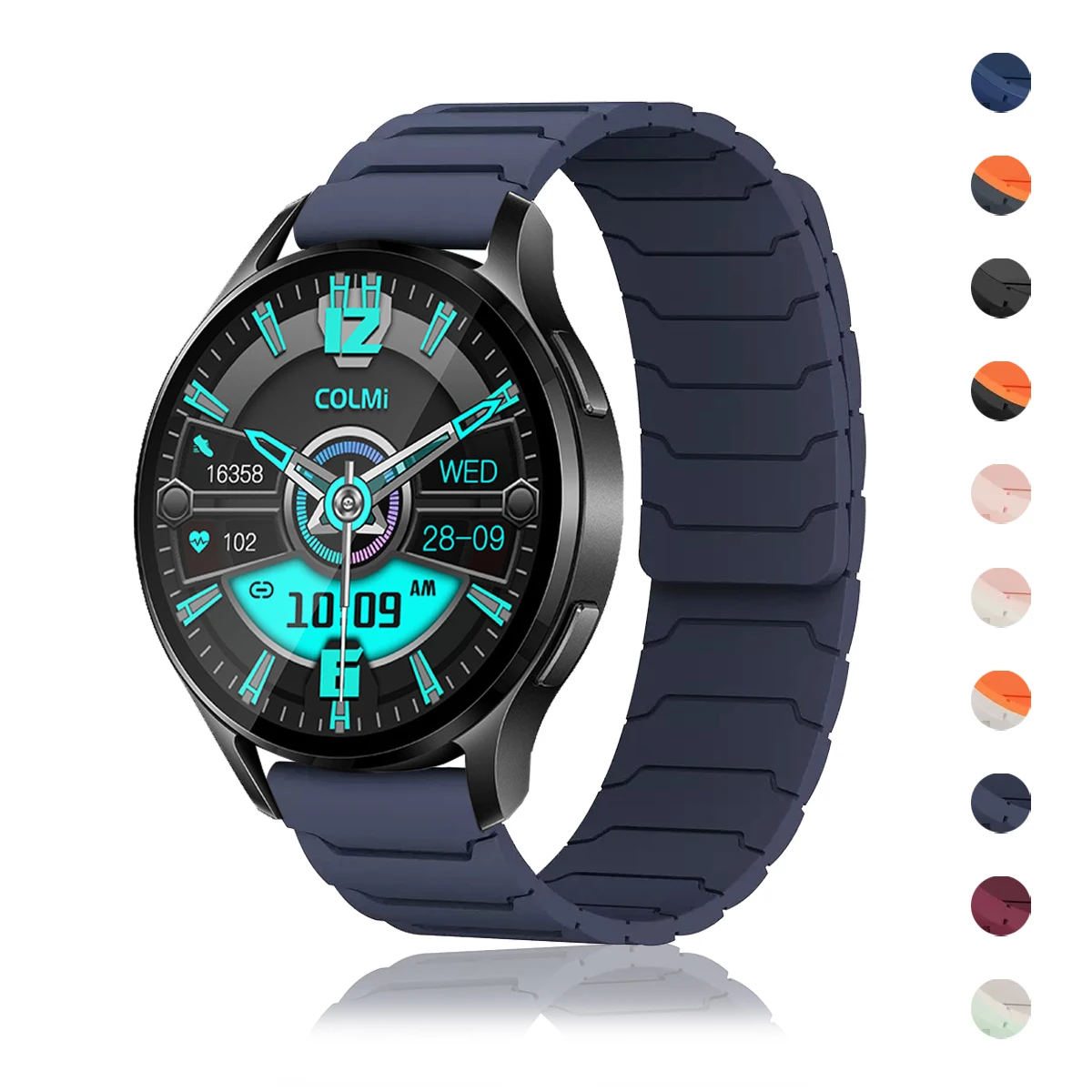 Magnetic 22mm 20mm Loop Strap For COLMI I28 Ultra/P73 P71 P68/M42 Watch Band For COLMI V75 GPS/C8 Max Bracelet Sports Watchband