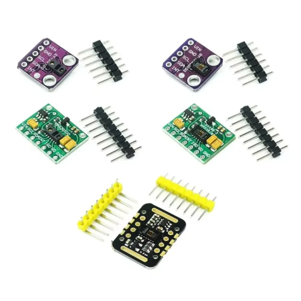 10 개/몫 MAX30102/MAX30100 심박수 SpO2 센서 모듈 웨어러블/의료 응용 프로그램 용 고정밀 맥박 산소 농도계 XD-58C