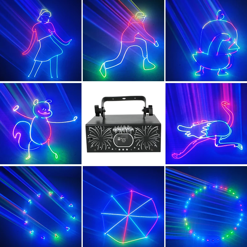 HCWE маленький Летающий орел, анимация, Лазерная лампа, беспроводной пульт дистанционного управления, для дискотеки, сцены, светильник 256, изображения, проектор, Рождественский DJ