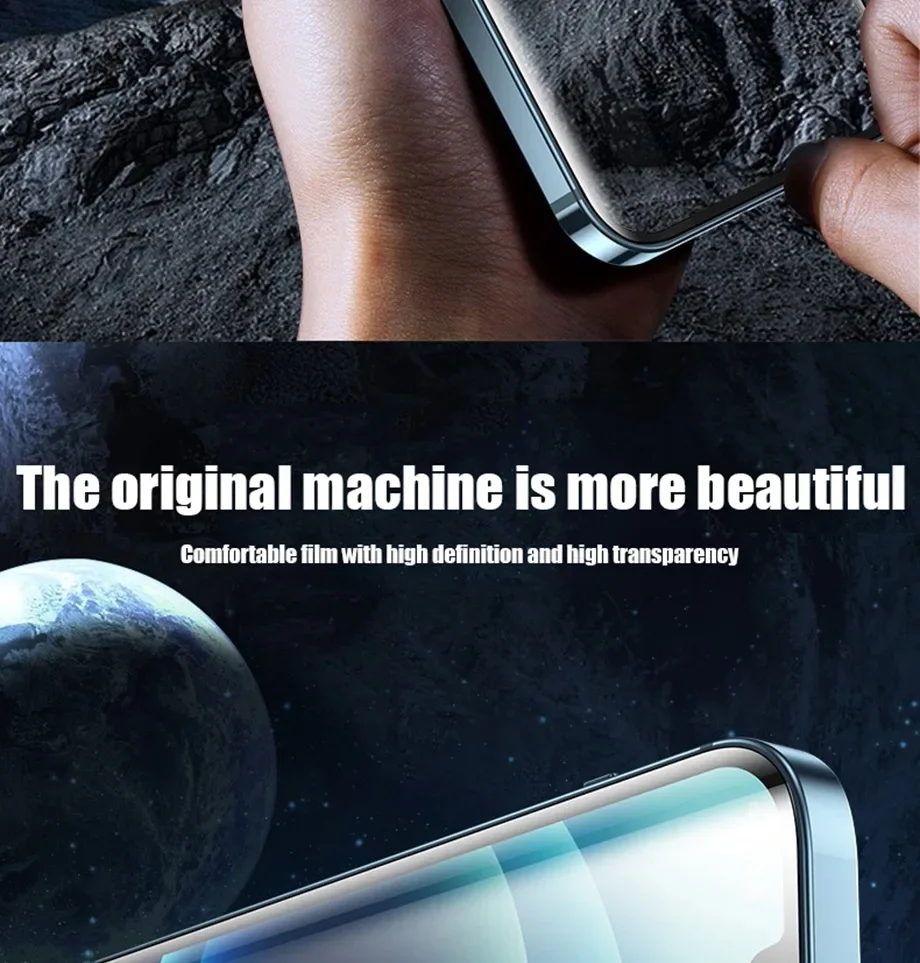 5 Stück Hydrogel-Folie für iPhone 14, 13, 12, 11, 15, 18 Pro Max, 8, 16 Plus, vollständige Displayschutzfolie für iPhone 13 Mini, X, XS MAX. – Detail 8