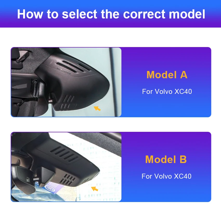 4K Dash Cam Voor VOLVO XC90 XC60 XC40 S90 V90 S60 V60 S80 XC70 C40 EC40, Plug en play Dashcam Camera Wifi Auto DVR Voor Polestar 2