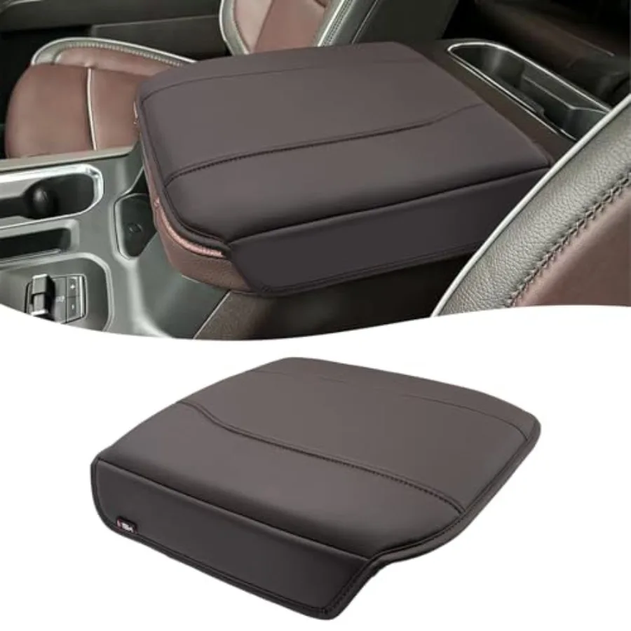 

Накладка на центральную консоль подлокотника для GMC Sierra и Chevy Silverado 2019-2026, Yukon и Tahoe, а также Suburban 2021-2026 (для сидений-ковшей)